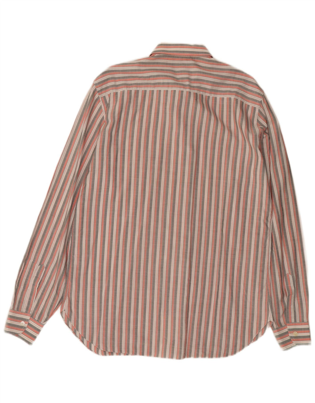 Vintage Mens Shirt Size 40 Medium Pink Striped