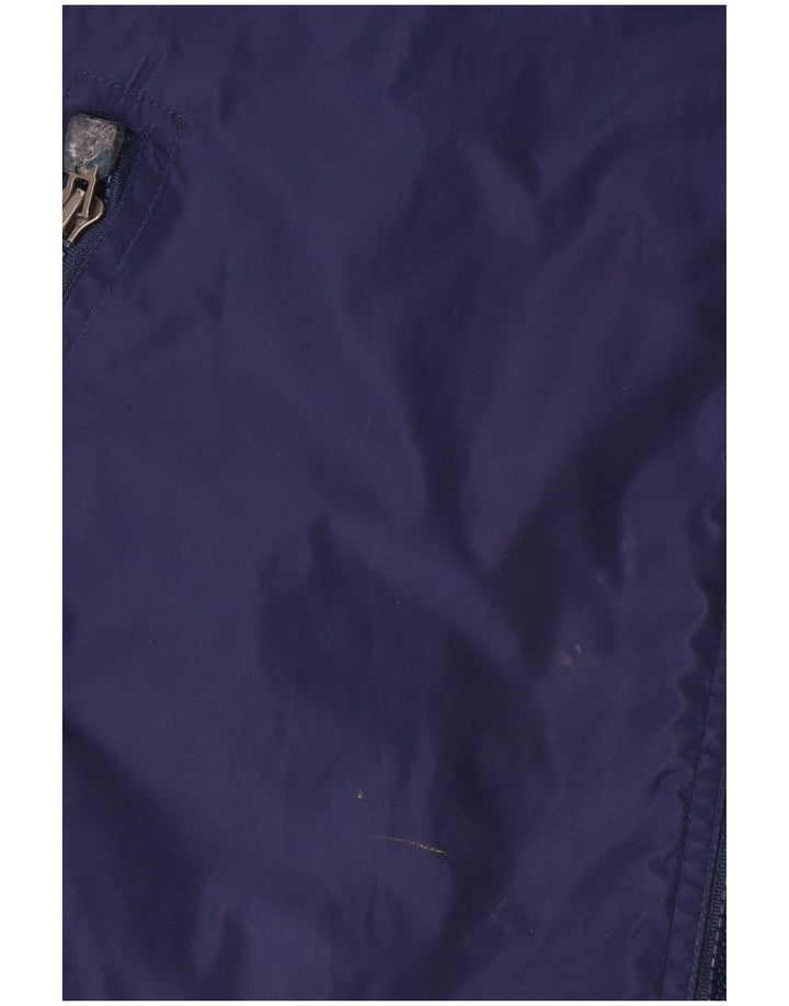 Adidas Mens Windbreaker Jacket UK 44/46 Large Navy Blue Polyamide