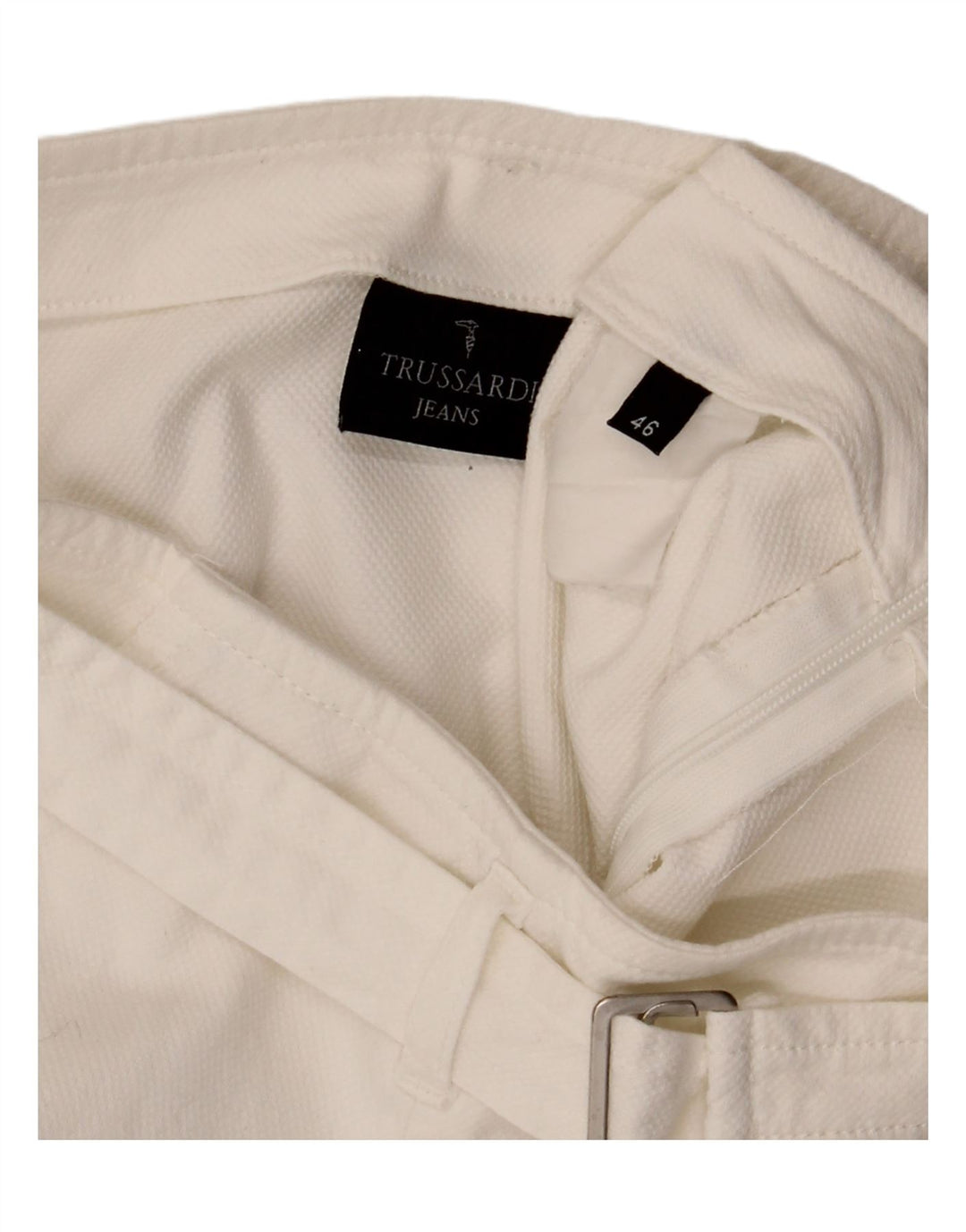 TRUSSARDI lige nederdel til kvinder IT 46 Large W34 Hvid