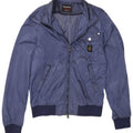 Refrigiwear Mens Bomber Jacket IT 46 Small Blue Colourblock Polyamide