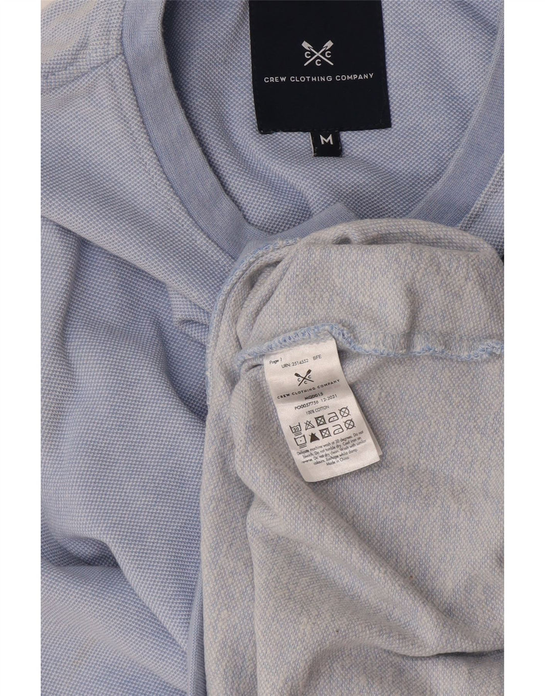 Crew Clothing Mens Sweatshirt Jumper Medium Blue Cotton