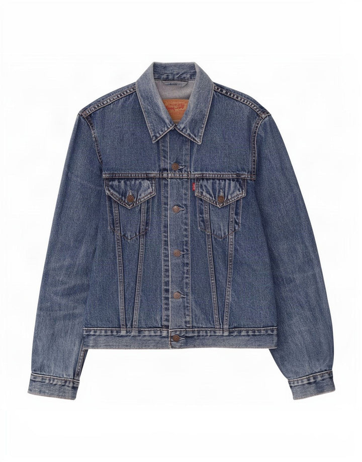 Ανδρικό τζιν μπουφάν Levi's UK 40 μεγάλο μπλε βαμβακερό
