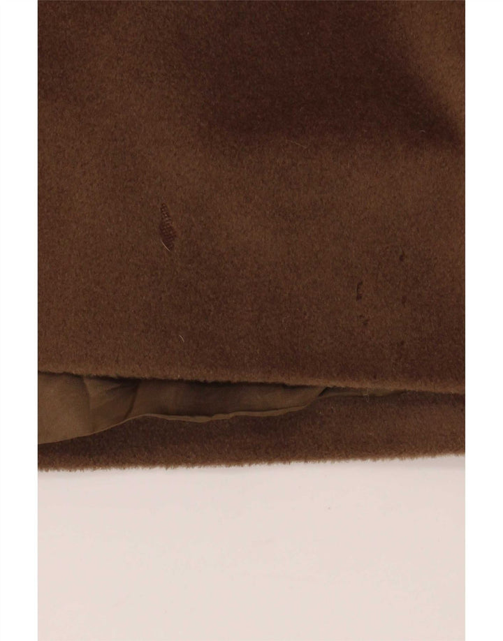 Max Mara Manteau surdimensionné pour femme UK 12 Laine marron moyen