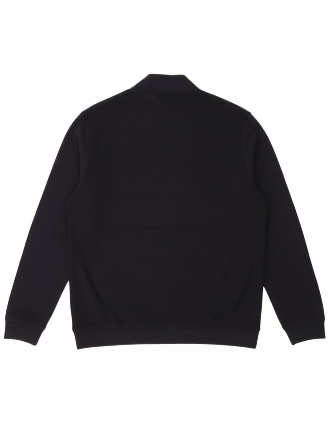 Ted Baker Herre Zip Neck Sweatshirt Jumper Størrelse 4 Large Navy Blue Polyester
