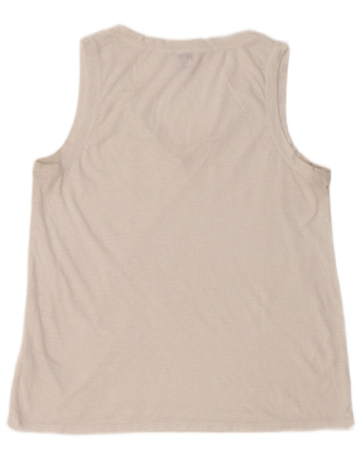 Canotta da donna J. CREW UK 12 cotone bianco medio