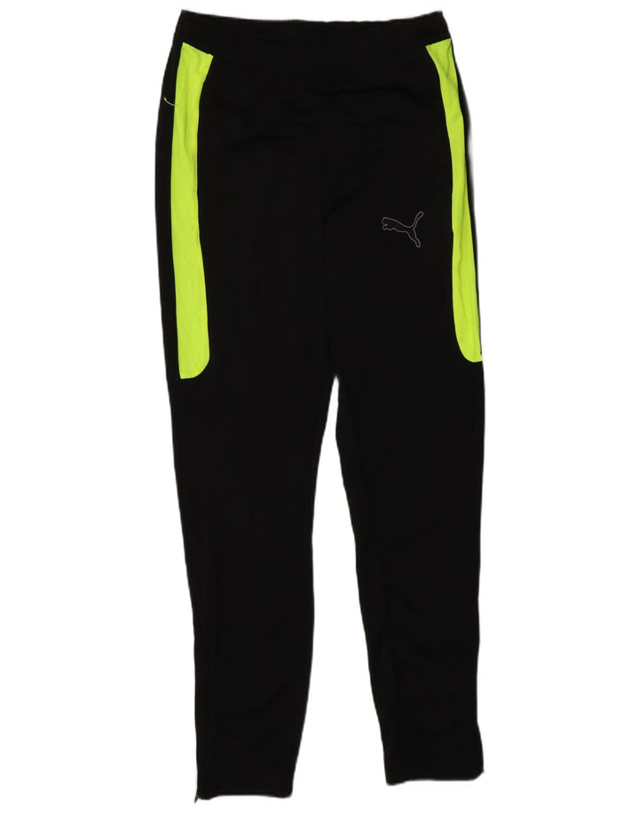 Pantaloni da tuta da uomo PUMA Small in poliestere color block nero