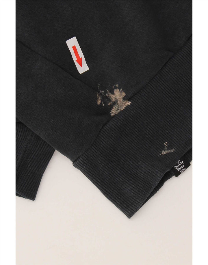 Puma Sweat-Shirt Graphique Homme Noir Moyen Coton