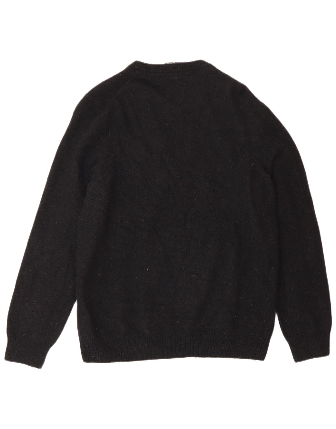 Lyle & Scott Dame sweater med rund hals DK 16 Stor sort uld