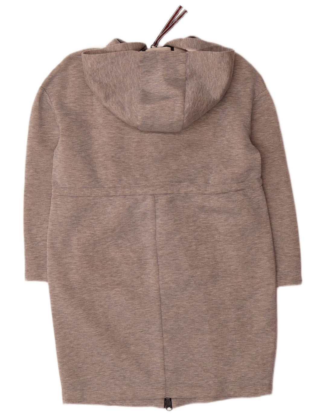 Max & Co. Womens Hooded Oversized Overcoat UK 10 Small Grey Flecked Modal