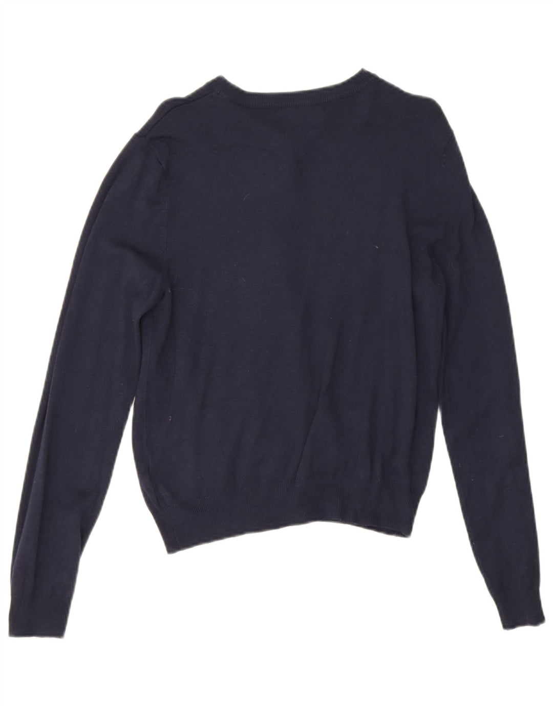 Marks & Spencer Dame Cardigan Sweater UK 12 Medium Navy Blue Viscose