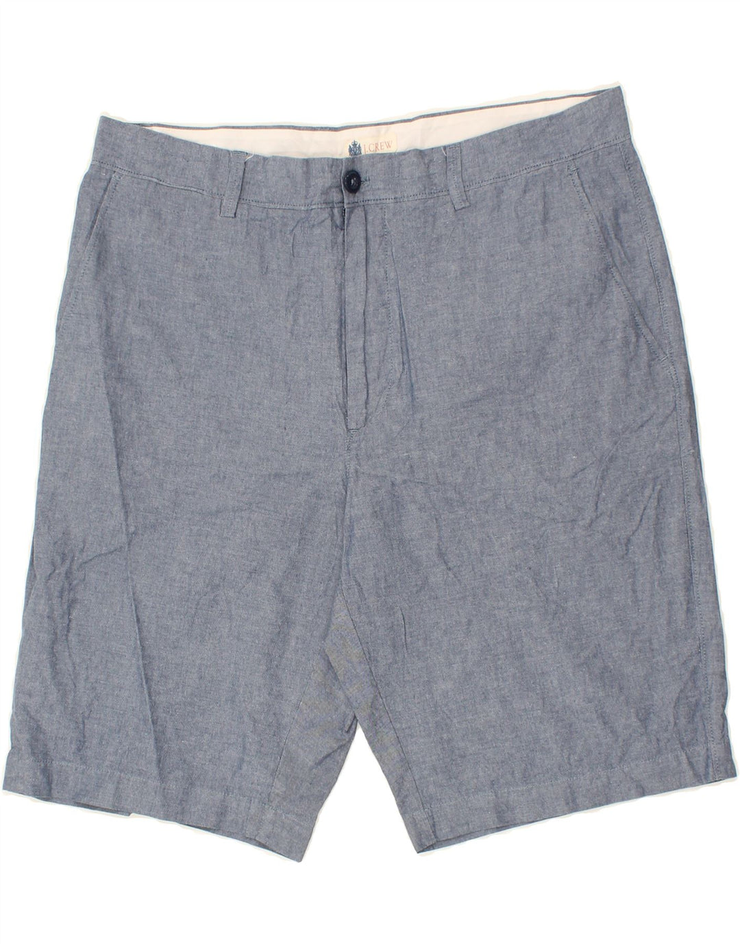 J. CREW Mens Chino Shorts W38 XL Blue Cotton Vintage J. Crew and Second-Hand J. Crew from Messina Hembry 