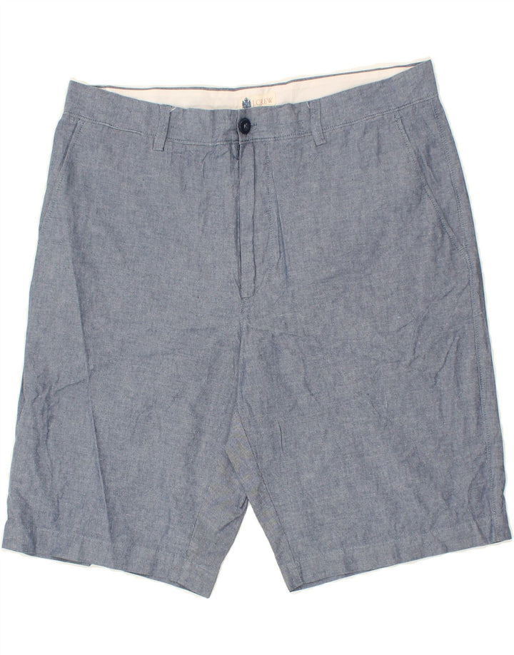 J. CREW Mens Chino Shorts W38 XL Blue Cotton Vintage J. Crew and Second-Hand J. Crew from Messina Hembry 