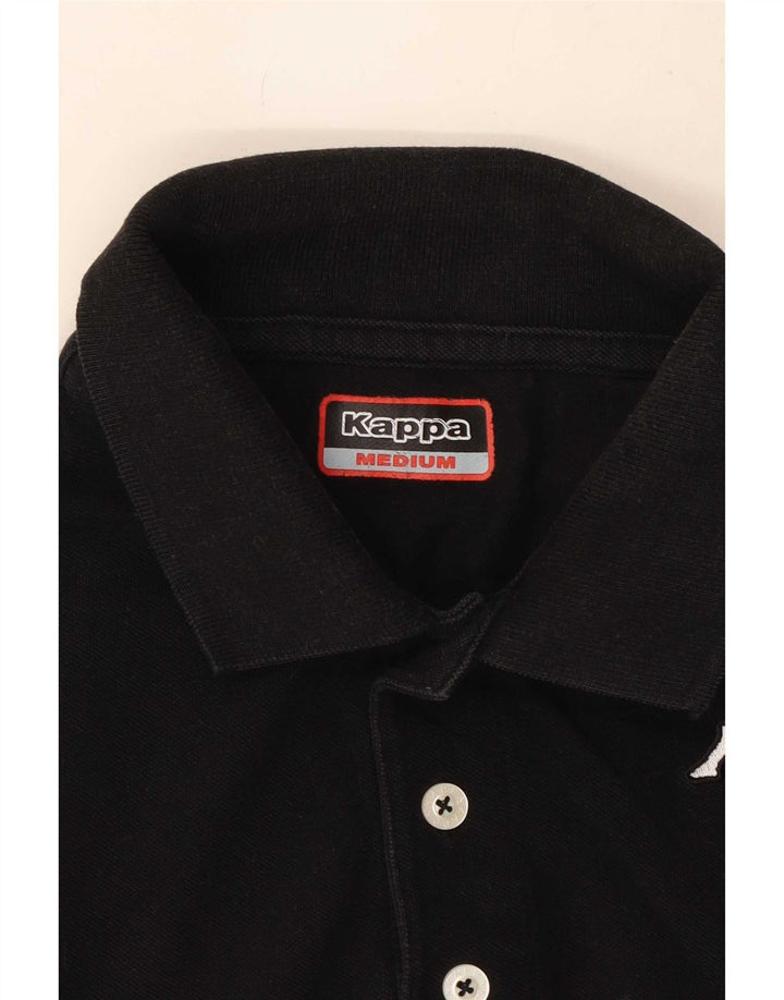 Tricou polo pentru bărbați Kappa, mediu negru