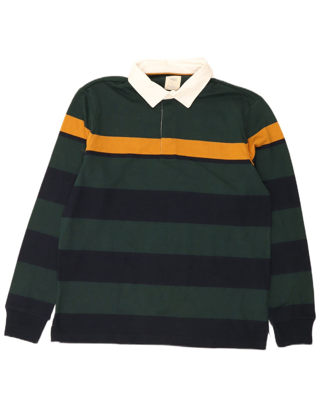 Marks & Spencer Rugby poloshirt til mænd Stor flerfarvet stribet