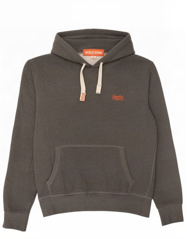 Мужской джемпер с капюшоном Superdry 2XL, серый хлопок