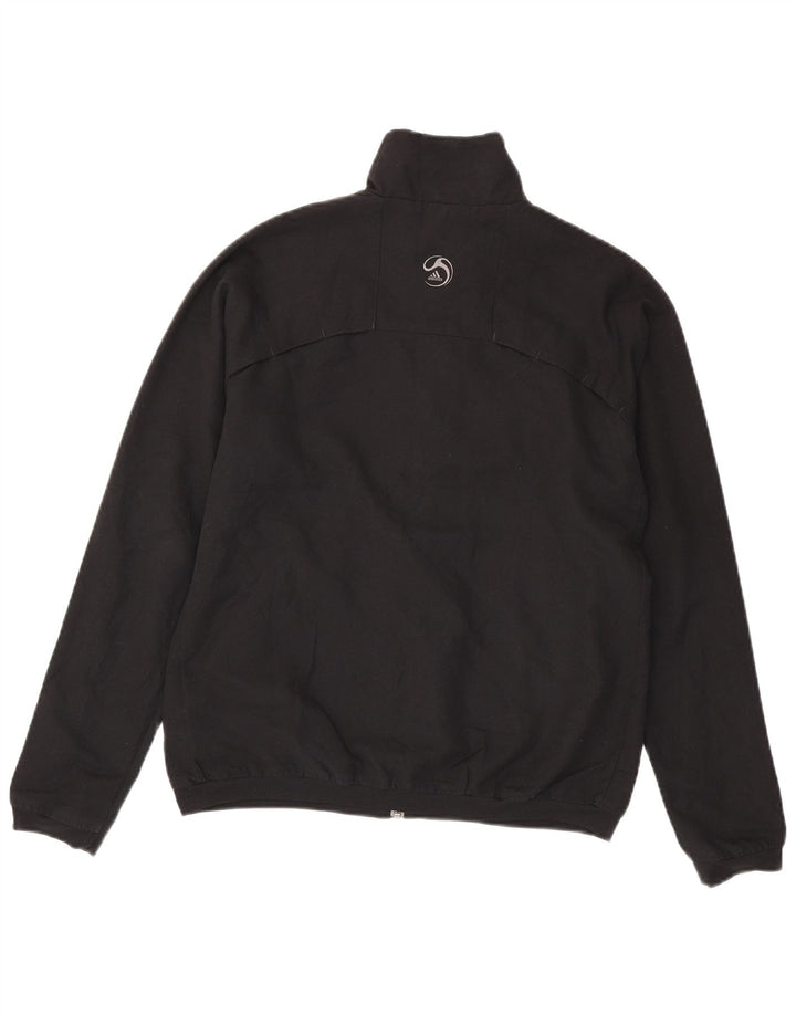 Adidas Boys Predator Tracksuit Top Jacket 13-14 Years Black Polyester