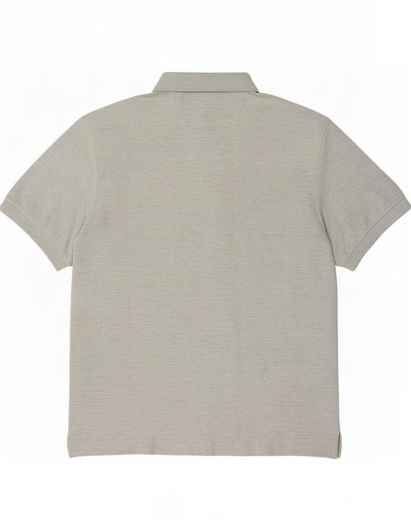 Dockers Mens Polo Shirt Large Grey Cotton
