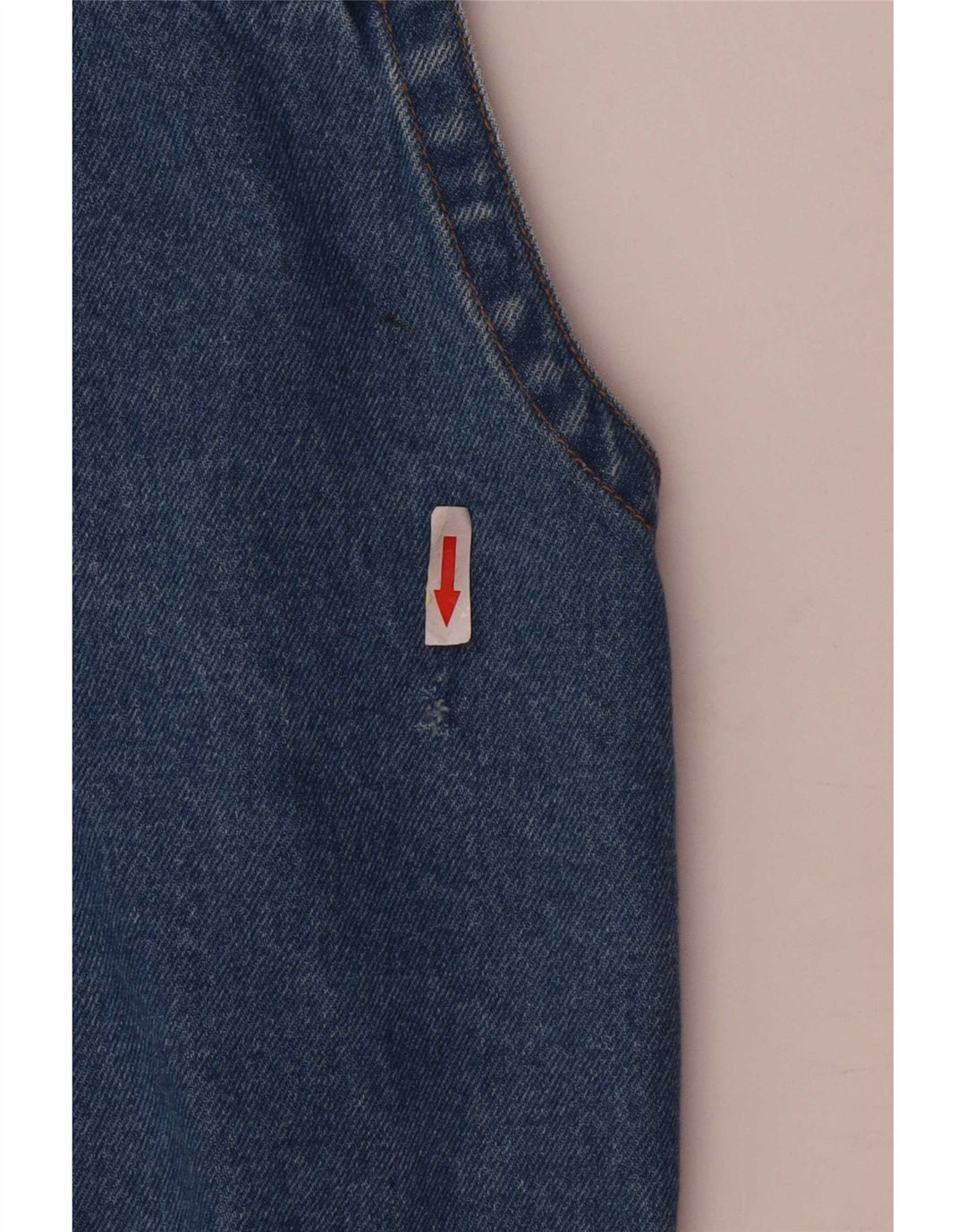 Marcel Clair Mens Denim Gilet UK 40 Large Blue Cotton