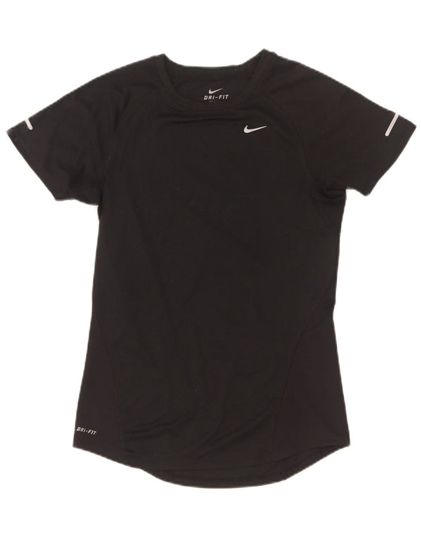 T-shirt Nike Dri Fit da donna Top UK 6 XS Nera