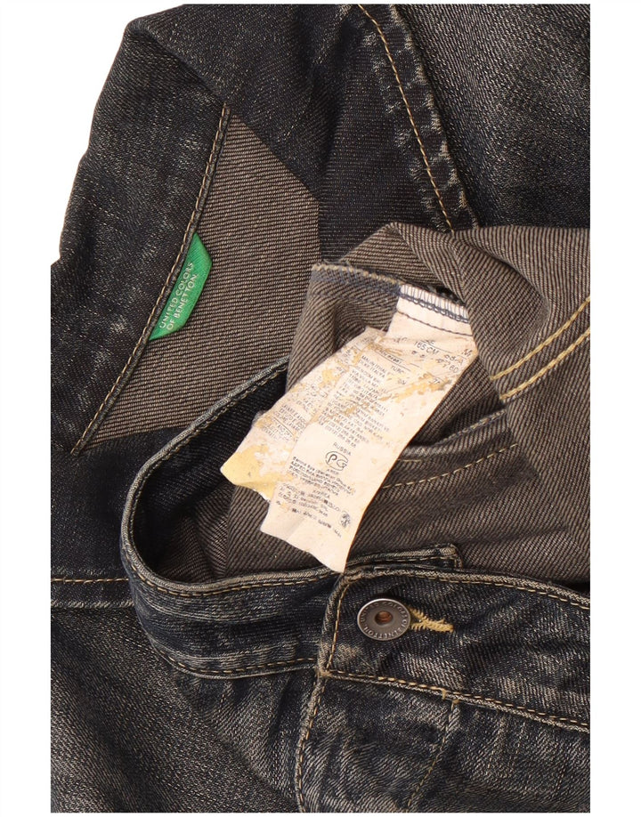 Damska kurtka dżinsowa Benetton UK 12, średni granat