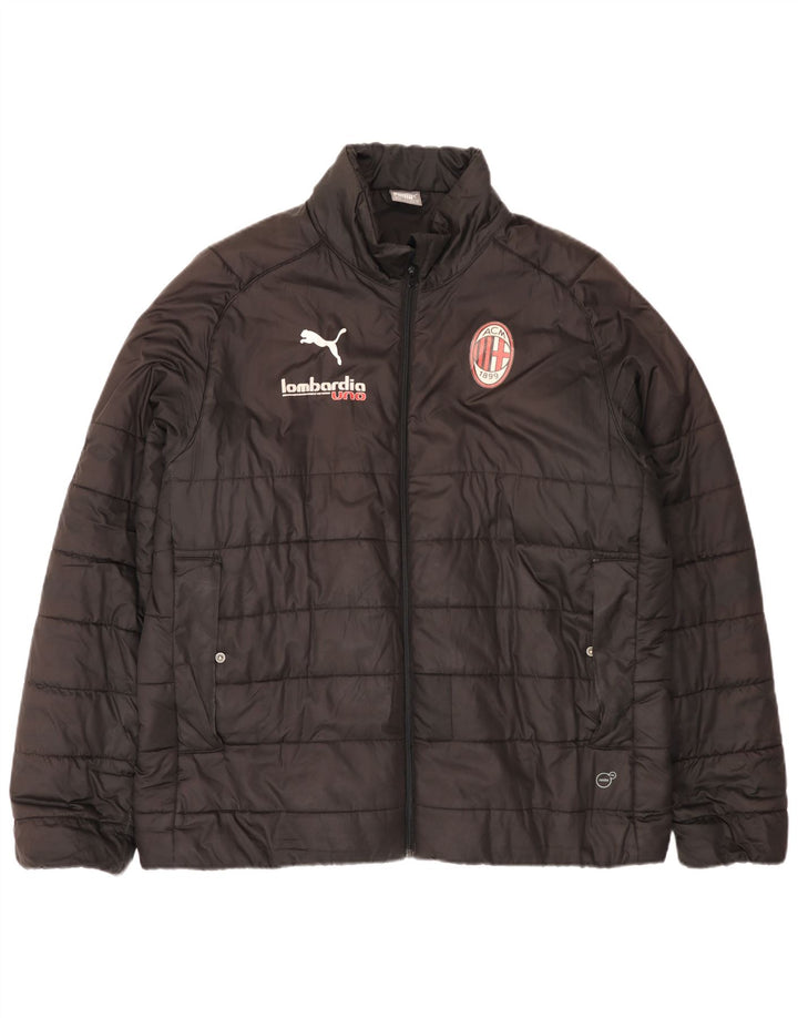 Puma Mens AC Milan Padded Jacket UK 42 XL Black