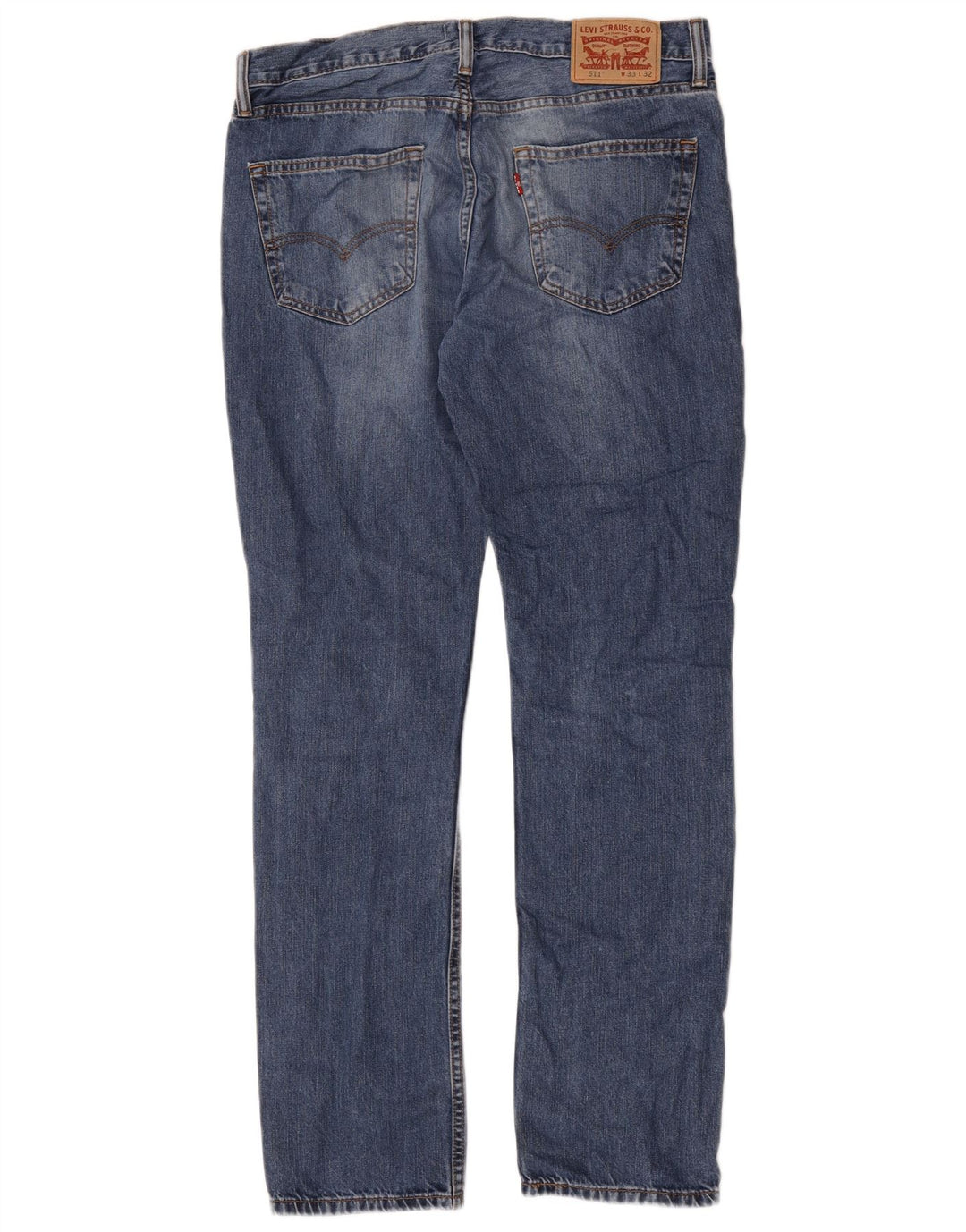 Levi's Mens 511 Slim Jeans W33 L32 Blue Cotton