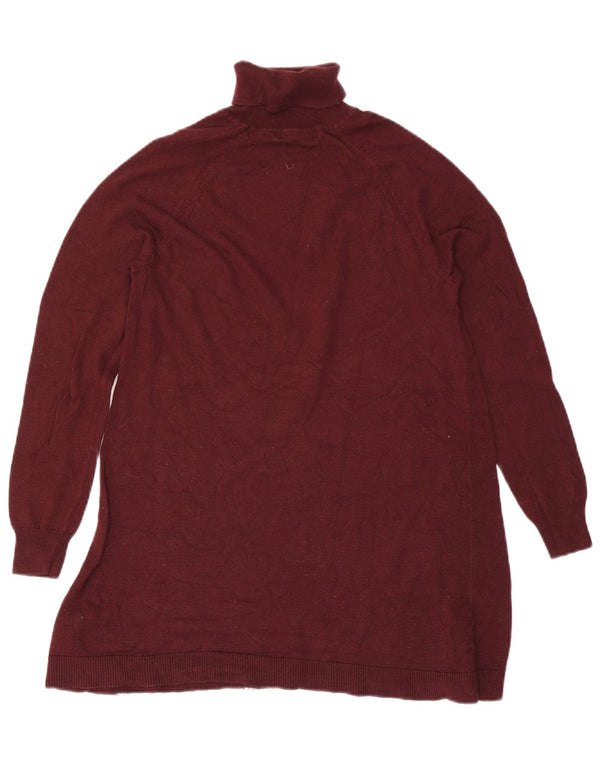 Marks & Spencer Pull col roulé pour femme UK 10 Petit Bordeaux