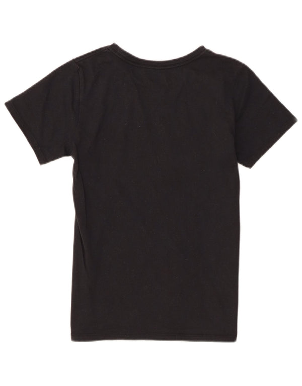 T-shirt grafica per ragazze Levi's Top 13-14 anni XL cotone nero