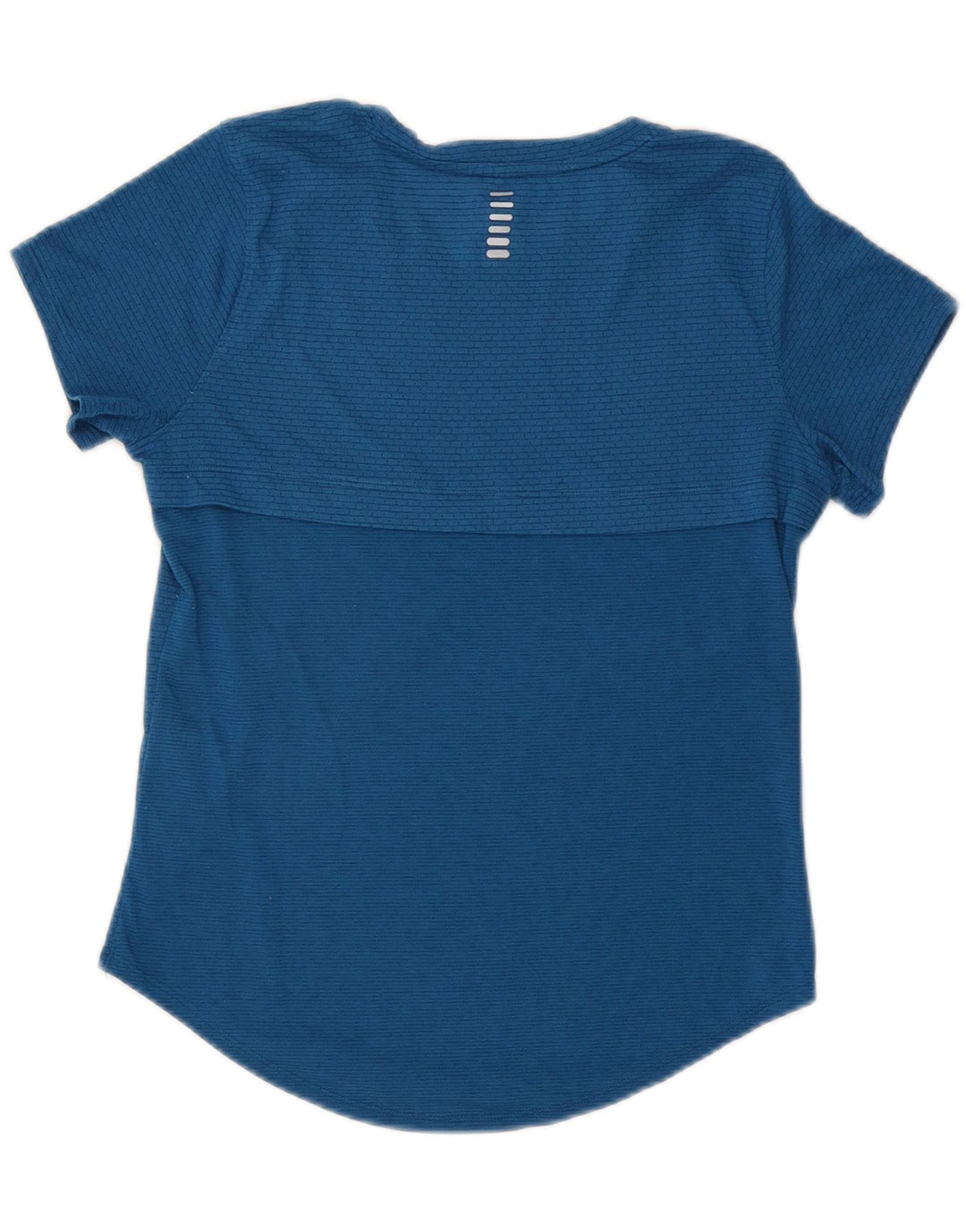 UNDER ARMOUR Damen T-Shirt Top UK 14 Mittelblaues Polyester