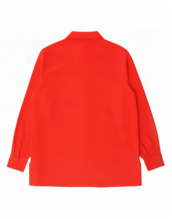 Marks & Spencer Blusa St. Michael para Mujer UK 46 Grande Poliéster Rojo