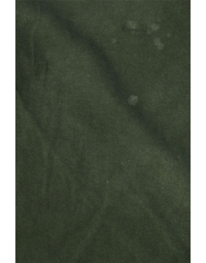 T-shirt grafica da uomo VANS Top in cotone verde medio