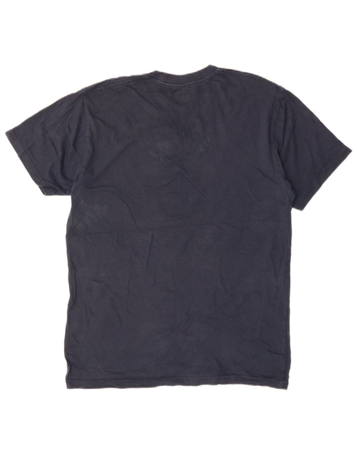 VANS Mens Classic Fit T-Shirt Top Medium Navy Blue Cotton