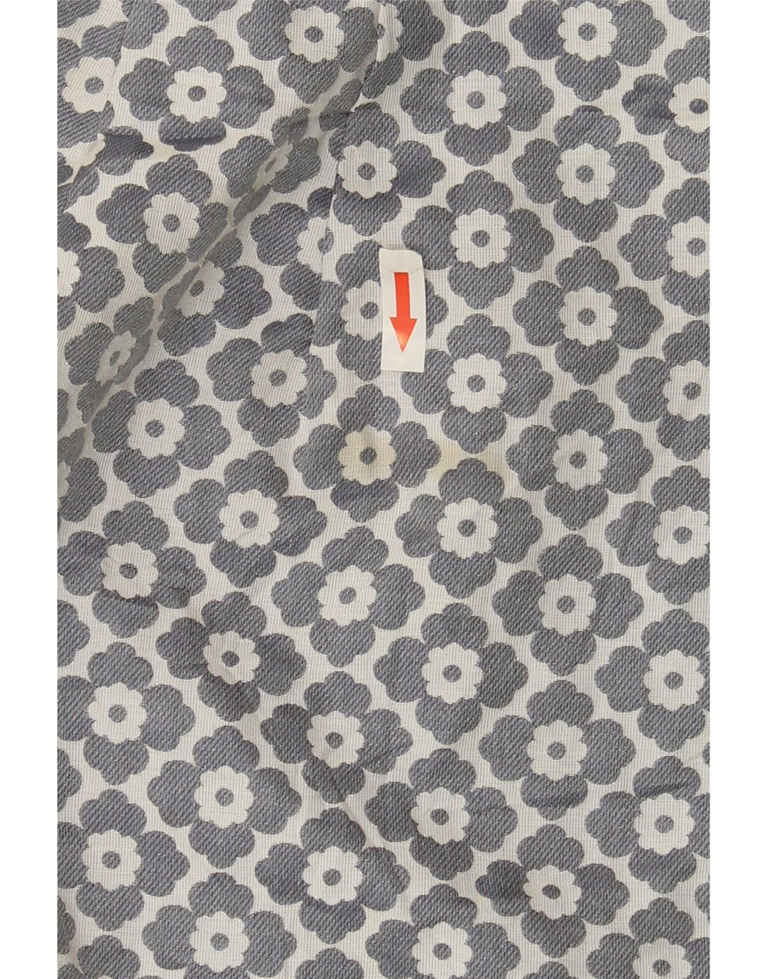 Oasis Womens Mini Skirt UK 10 Small W28 Grey Floral Polyester