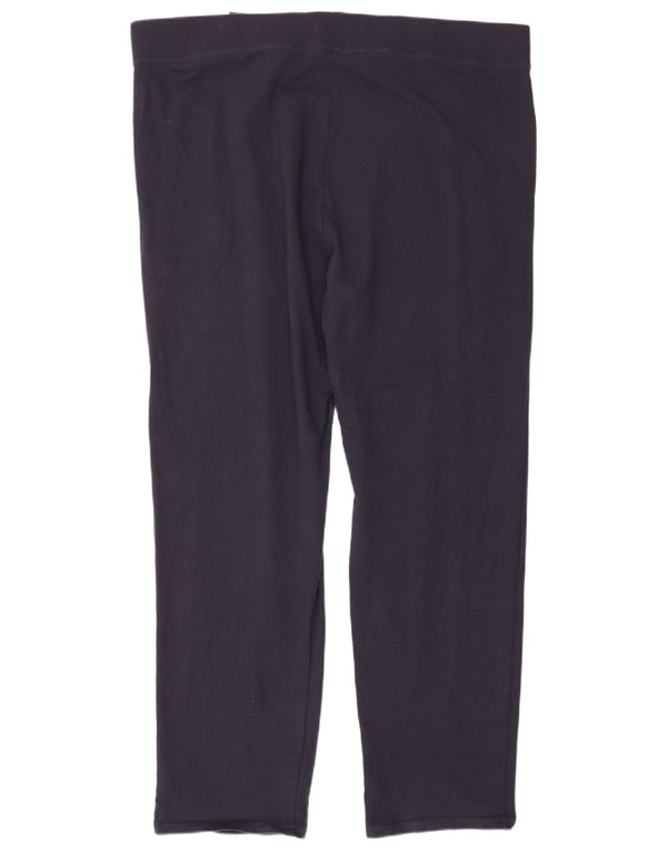 Leggings da donna Marks & Spencer UK 22 3XL Cotone blu navy