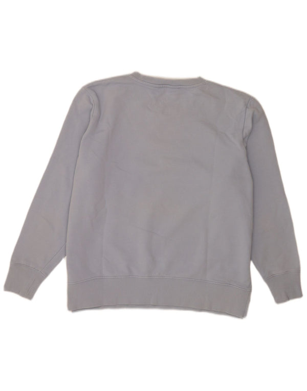 Tommy Hilfiger Womens Graphic Sweatshirt Jumper UK 14 Large Blue