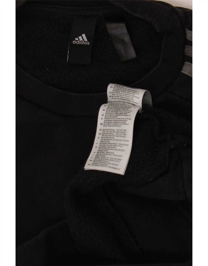 Adidas Sweatshirt Jumper Medium Sort bomuld til mænd