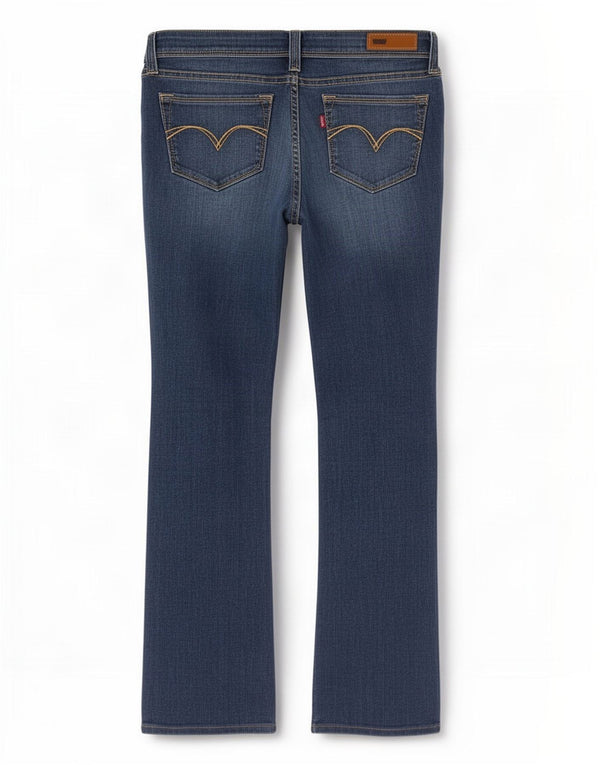 Levi's Jean Demi Curve Taille Basse Bootcut Femme Bleu Marine W27 L32