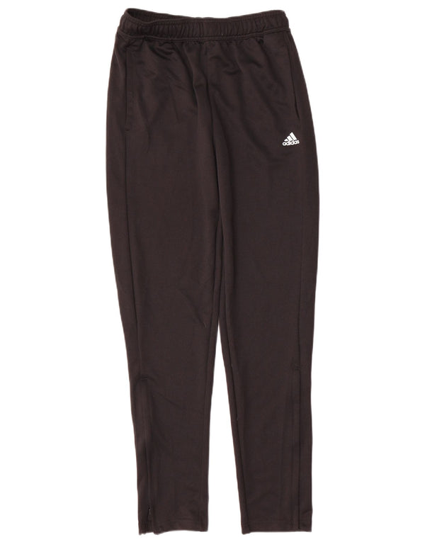 Pantaloni della tuta Adidas Aeroready da ragazzo 13-14 anni in poliestere nero