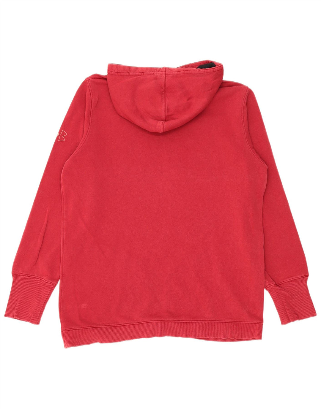 UNDER ARMOUR Mens Cold Gear Graphic Hoodie Jumper Medium Red