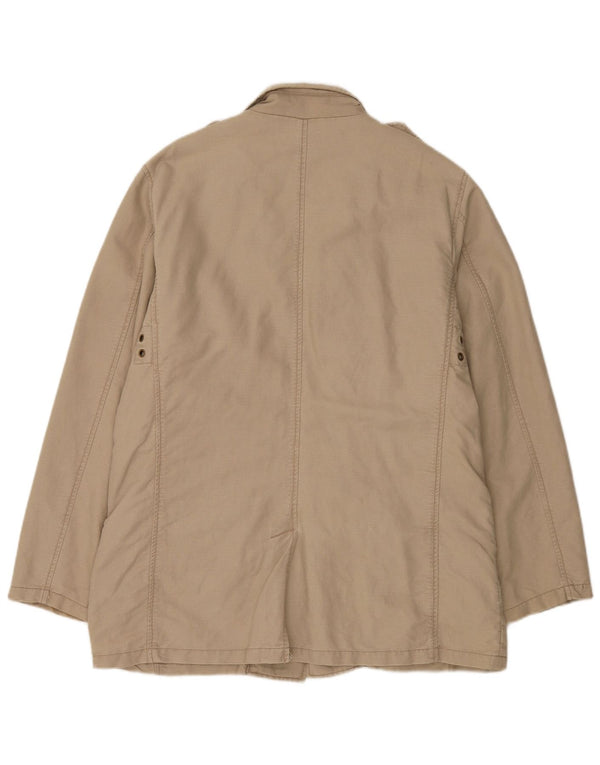 Giacca militare da uomo Jan Paulsen EU 54 2XL Lino beige