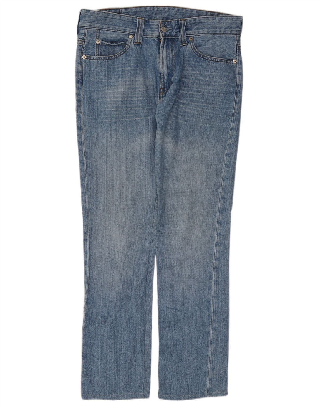Levi's Herre 506 Straight Jeans W33 L30 Blå Bomuld