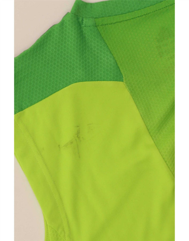 Adidas Herren Climacool Weste Top Large Grün Colourblock Polyester