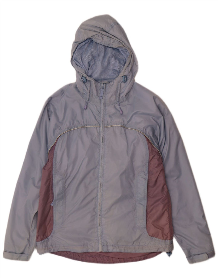 Helly Hansen Jungen-Windjacke mit Kapuze, 11–12 Jahre, blaues Farbblockdesign