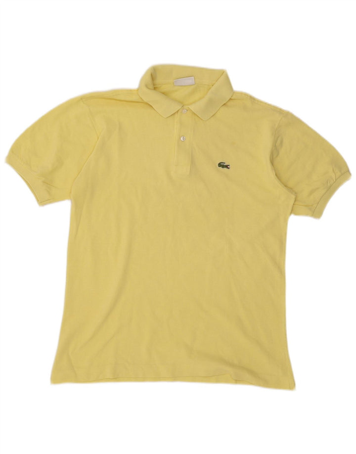 Lacoste Mens Polo Shirt Size 6 XL Yellow