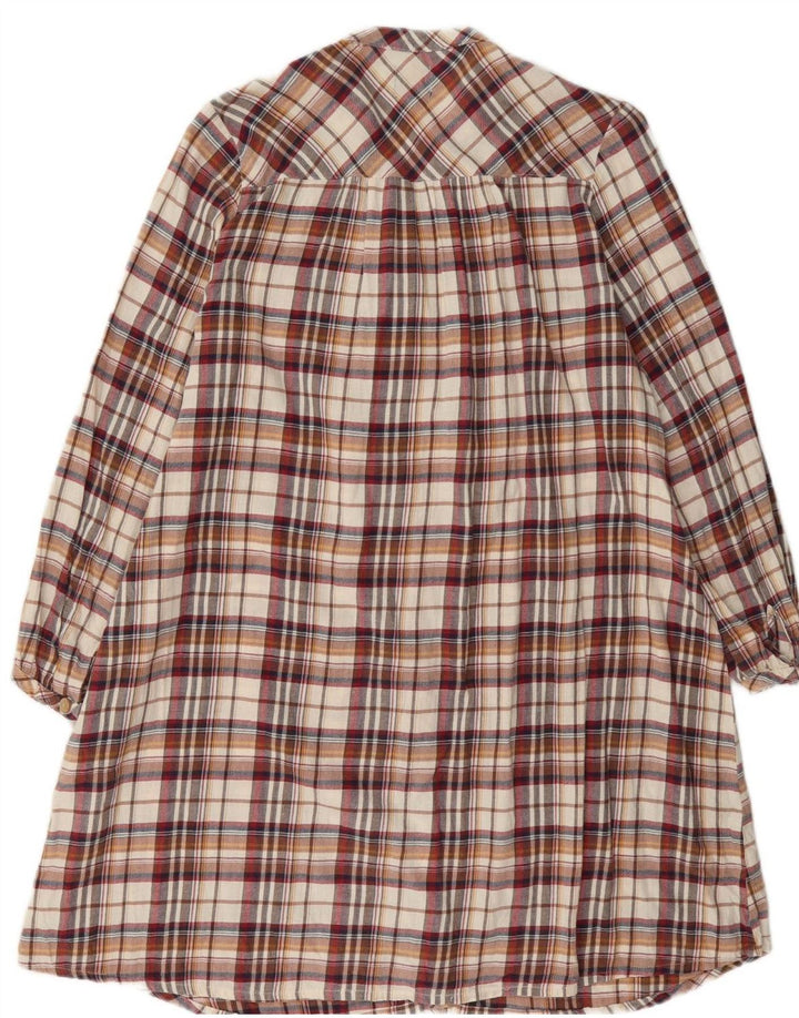 Wrangler Womens Flannel Shirt Dress UK 14 Medium Multicoloured Plaid