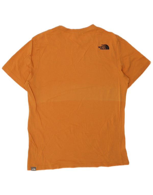 The North Face Herre T-Shirt Top Medium Orange Bomuld Sports