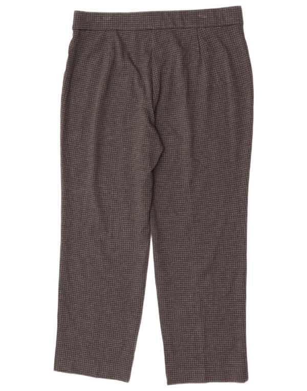 Marks & Spencer Kvinder Højtaljede Casual Bukser UK 16 Large W34 L26 Grå