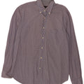 Massimo Dutti Mens Shirt Large Blue Check