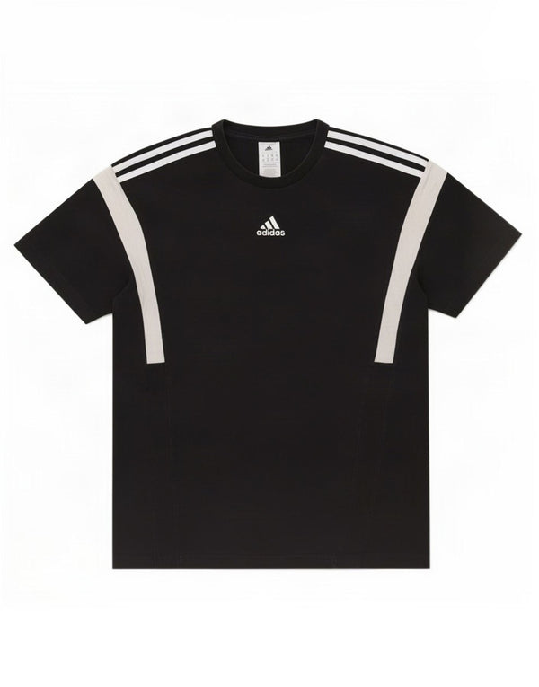 Ανδρικό T-Shirt Adidas Top Medium Black Colourblock Βαμβακερό