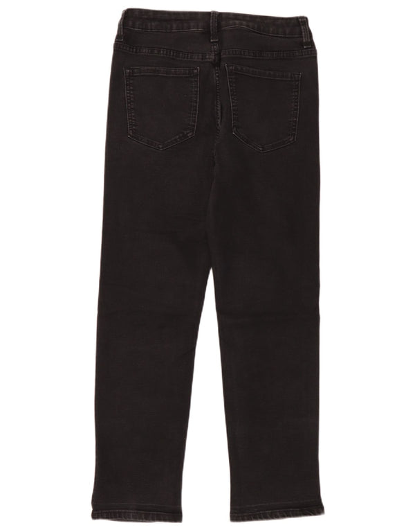 Marks & Spencer Damen The Sienna Straight Jeans UK 12 Medium W30 L27 Schwarz